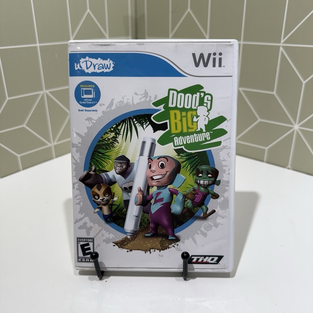 Wii U Draw Dood's Big Adventure Rated E Everyone THQ 2006 NintendoPre-owned
